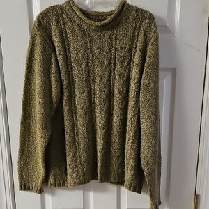Carolyn Taylor Women's Olive Cowl Neck Sweater